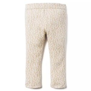 Janie and Jack Cream Leopard Print Pants